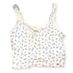 Hollister floral ditsy crop top